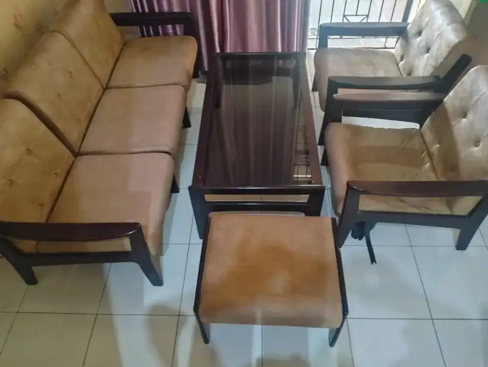 Kursi Tamu Merk Ligna tahun 1980