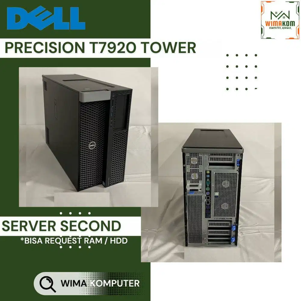 SERVER DELL T7920 2x SILVER 4210R RAM 32GB SSD 1TB VGA RTX A4000