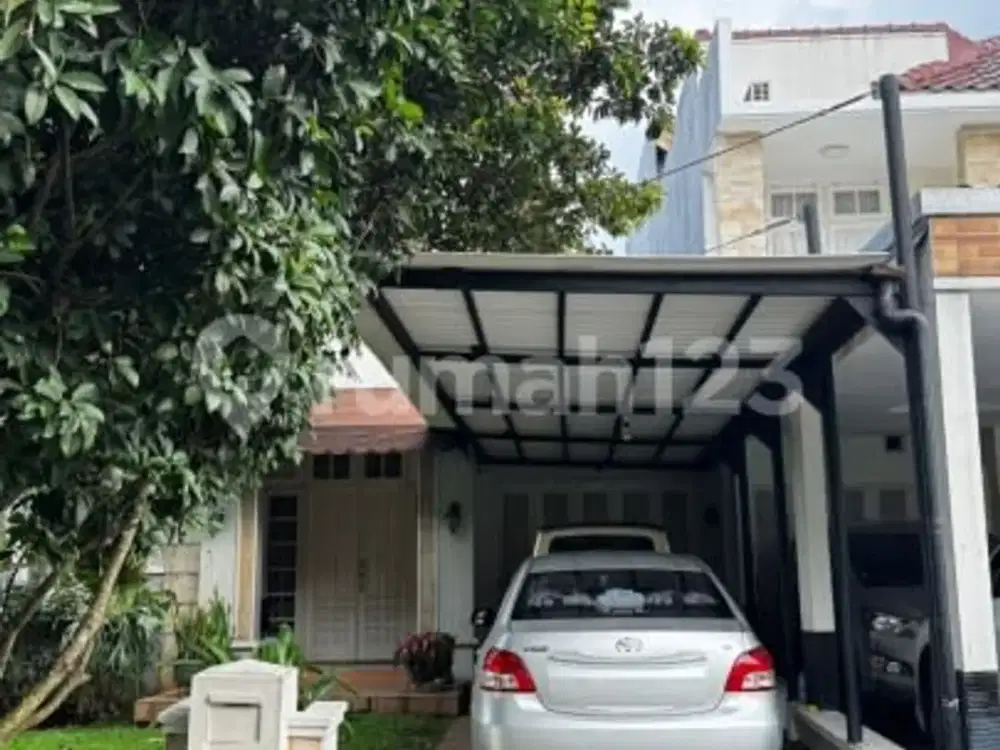 Rumah Cantik Asri Posisi Hoek Siap Huni di Alam Sutera, Tangerang