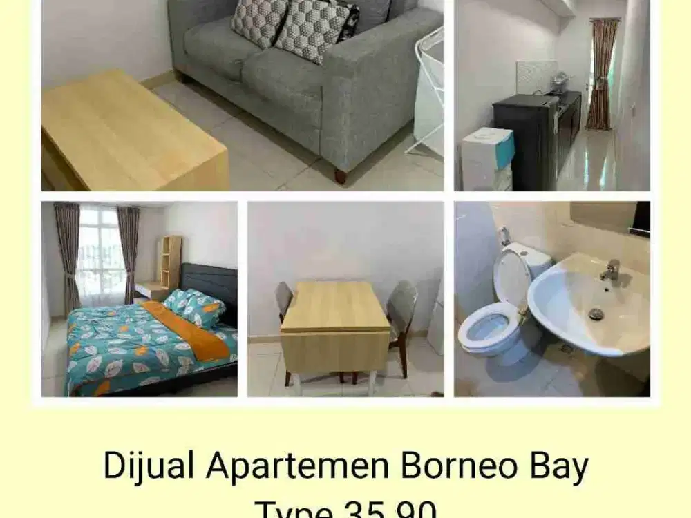 Dijual segera Apartemen Borneo Bay