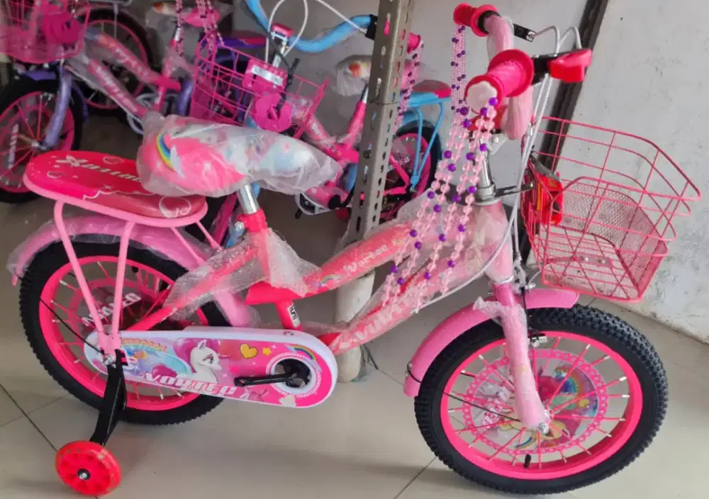Sepeda Anak Perempuan Sepeda Mini CTB 16 Inch VORTEC ( KUDA PONY )