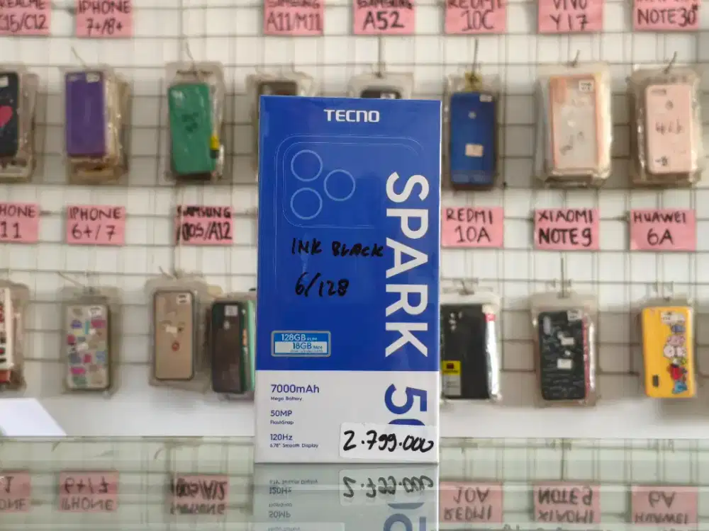 TECNO SPARK 50 6/128 NEW SEGEL PROMO TERMURAH GARANSI RESMI