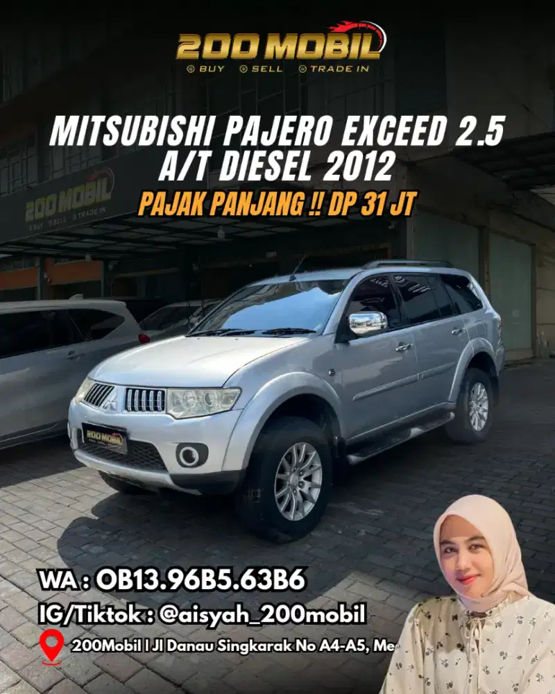 Mitsubishi Pajero Sport 2.5 Exceed A/T Diesel 2012, Silver