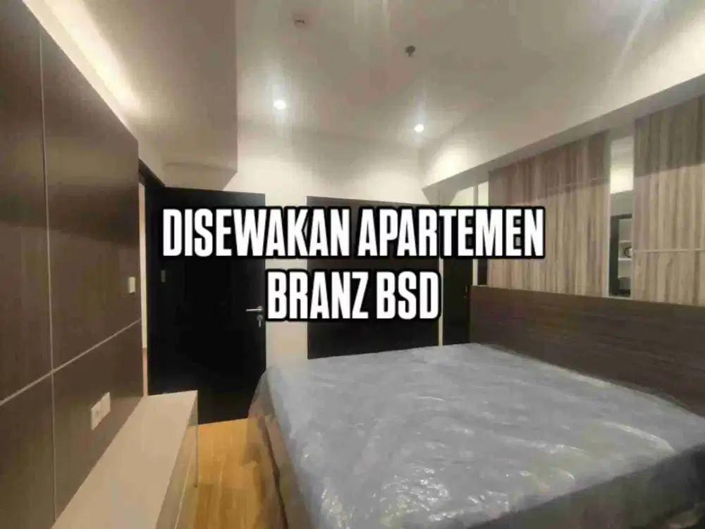 DISEWA APARTEMEN MEWAH DI BRANZ BSD TIPE 1 BR