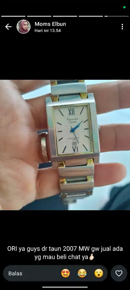 Jual jam tangan Alexandre Christie