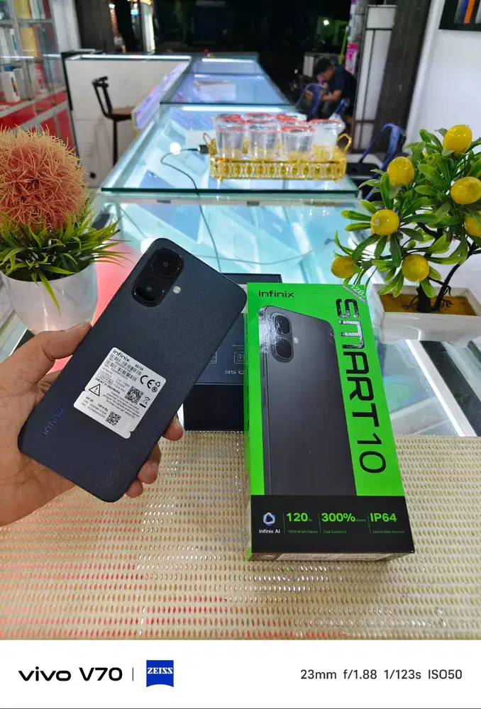 Infinix Smart 10 Ram (4+4) 8Gb/ 128Gb Fullset Mulus Like New Original