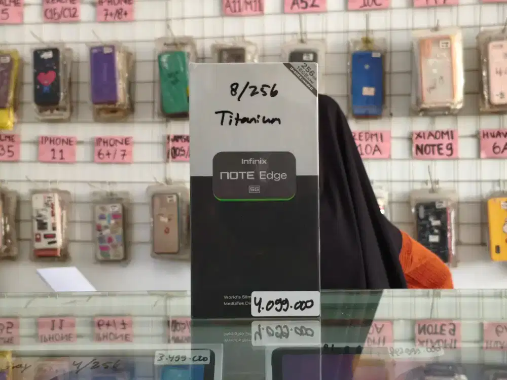 INFINIX NOTE EDGE 5G 8/256 NEW SEGEL PROMO TERMURAH GARANSI RESMI