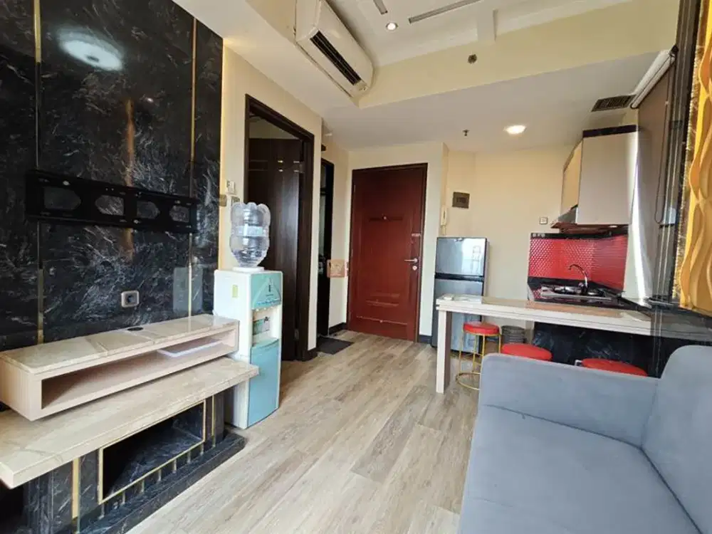 View Laut! Disewa 1Br Apartemen Mediterania Marina Residence Ancol Furnished Dekat Dufan, Mangga Dua, Ubm & Tol Ancol Jakarta Utara
