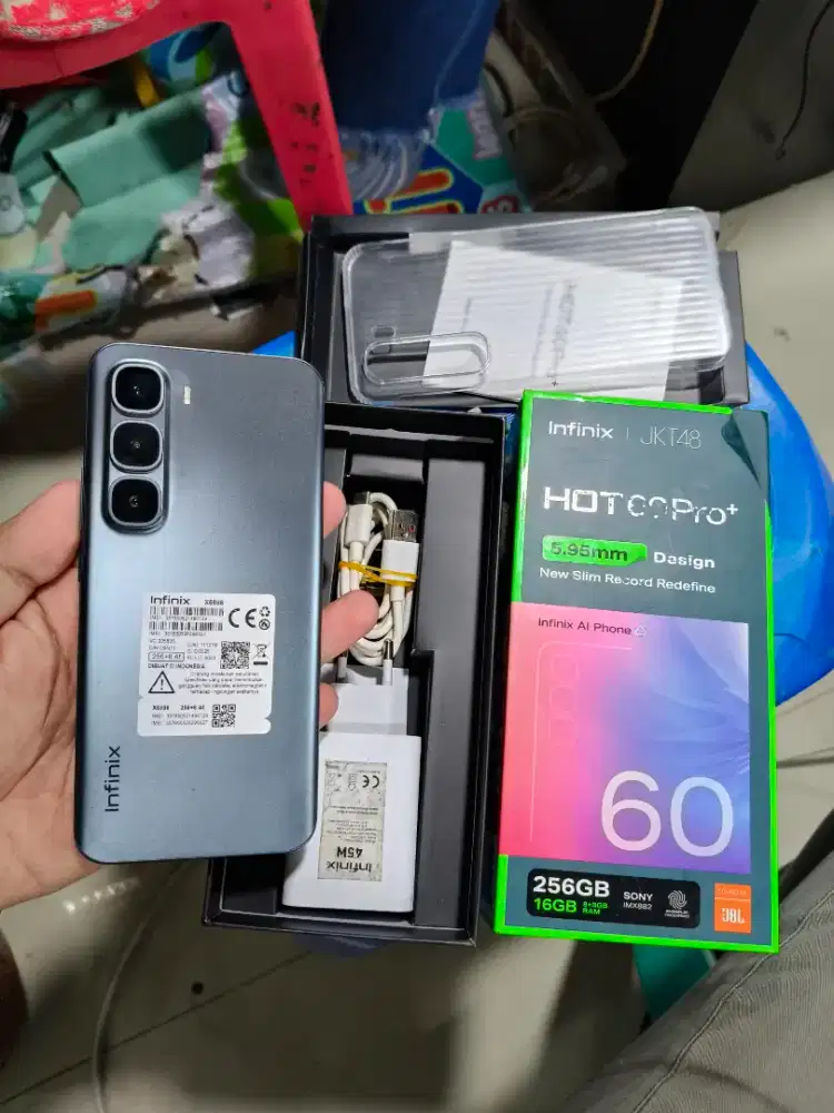 Infinix Hot 60 pro+ Ram 8/256GB Mulus Lengkap, No minus