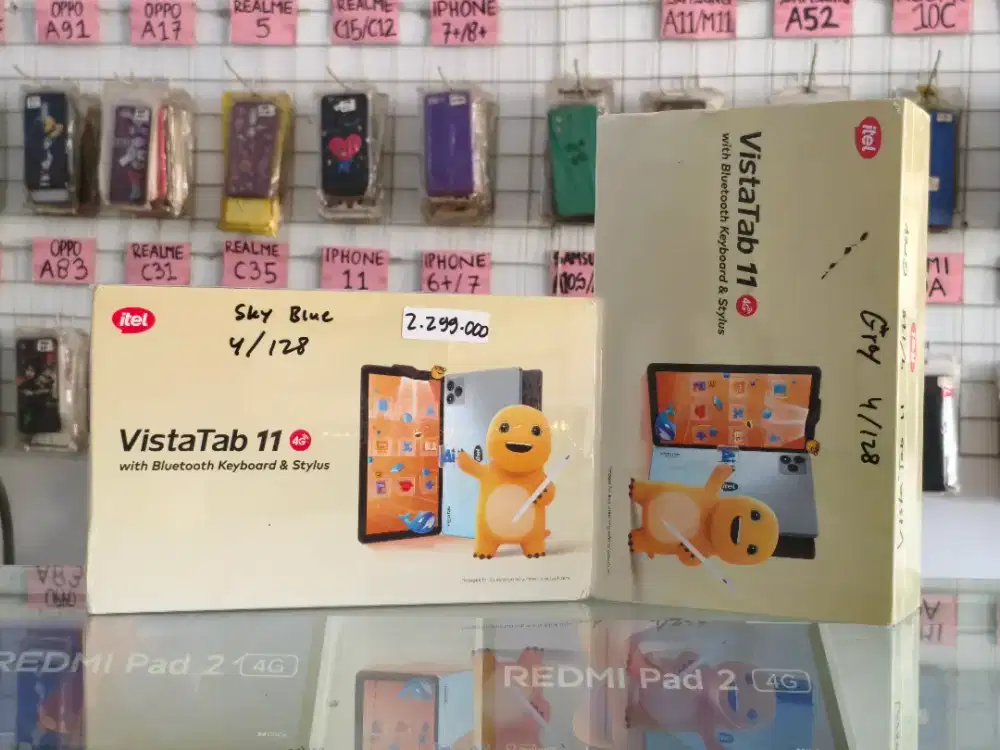 ITEL VISTA TAB 11 4/128 NEW SEGEL PROMO TERMURAH FREE KEYBOARD & PEN
