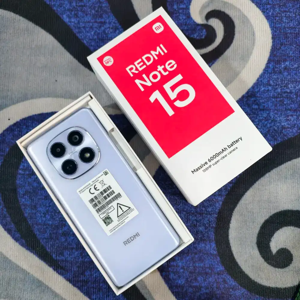 Redmi Note 15 Ram 8/256 Garansi Oktober 2027