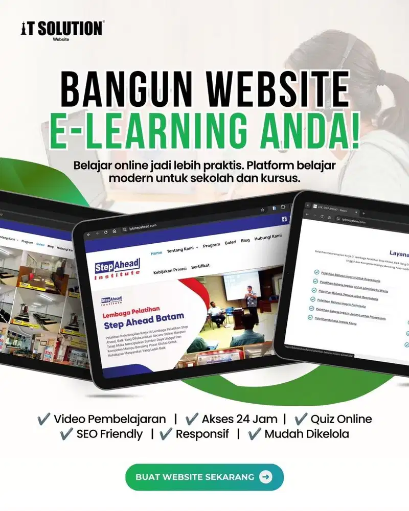 Jasa Pembuatan Website E-Learning Profesional di Kediri