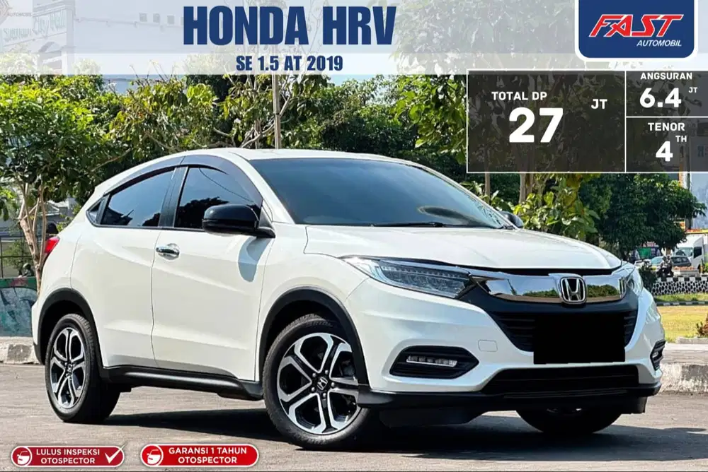 HONDA HRV SE 2019 1.5 AT LOW KM.22RB READY TO USE