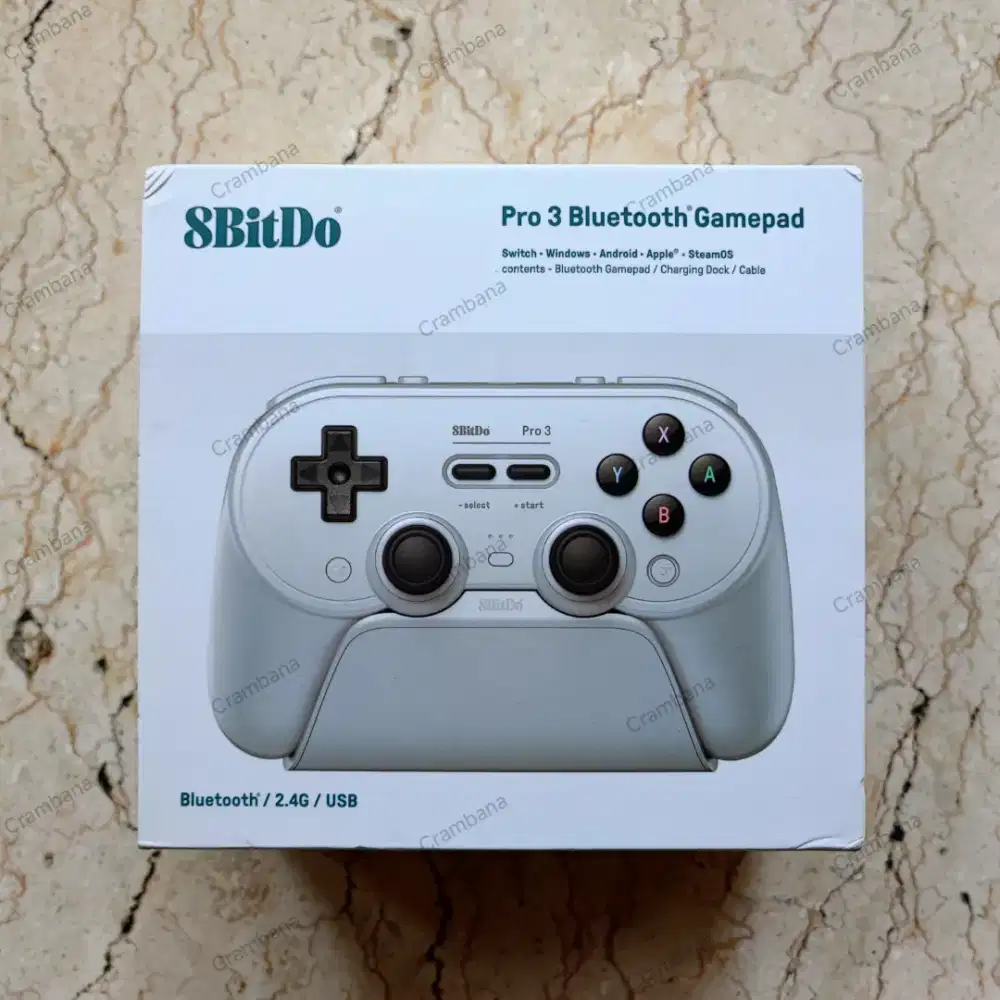 8BitDo Pro 3 Bluetooth Gamepad - Gray