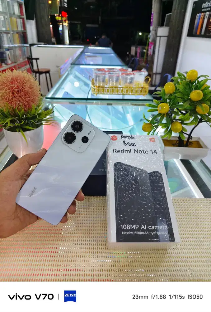 Redmi Note 14 Ram 8+8Gb/256Gb Fulset Original 100% Like New Bergaransi