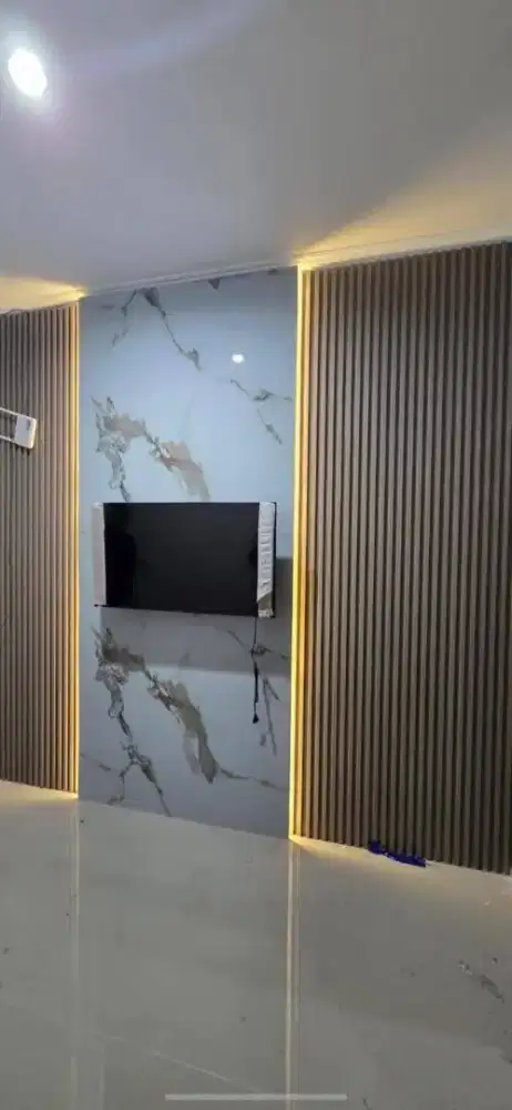 Plafon pvc dan wall board dinding