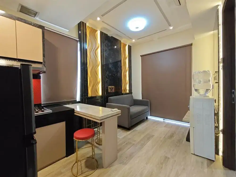 Dekat Dufan Ancol, Mangga Dua & Kampus UBM, Disewakan 1BR Mediterania Marina Residence Fully Furnished, Fasilitas Kolam Renang, Gym, Ancol Jakut
