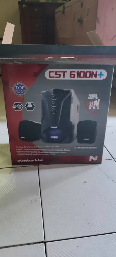 dijual speaker simbadda CST 6100N+ dan speaker SONY HT-S20R