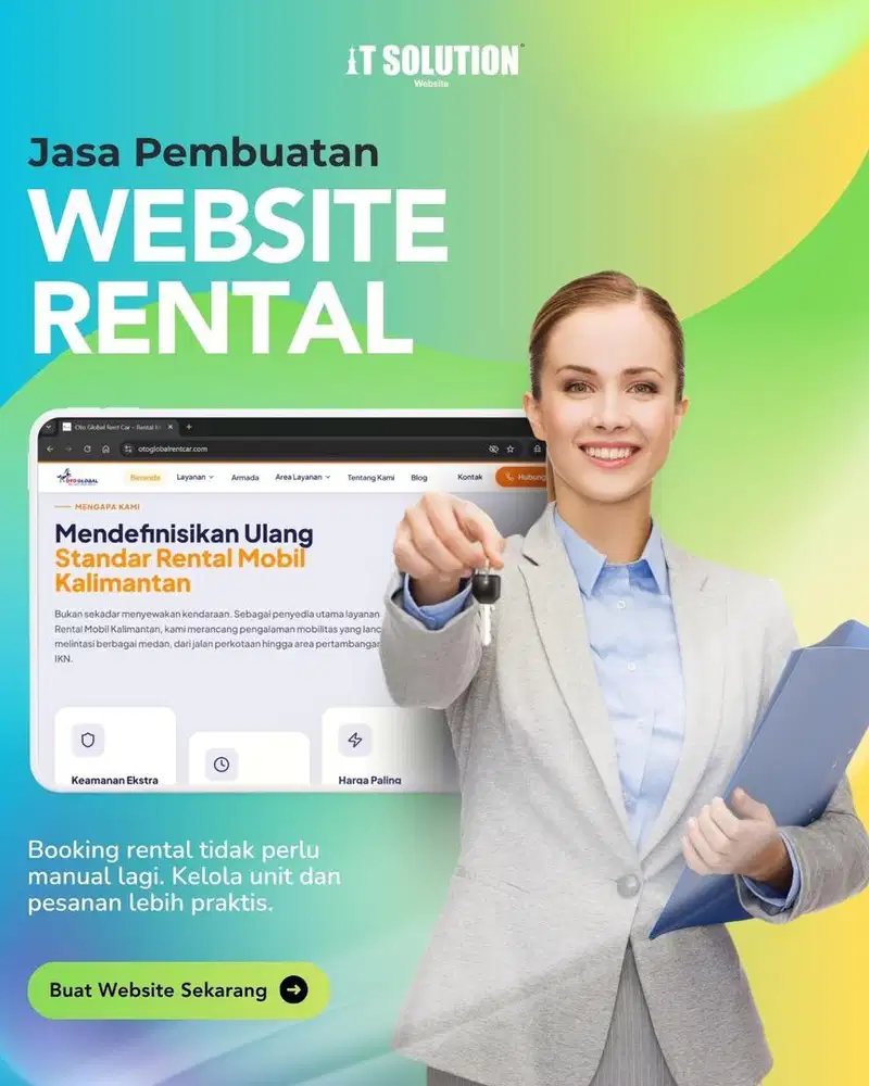 Jasa Pembuatan Website Rental Profesional di Balikpapan