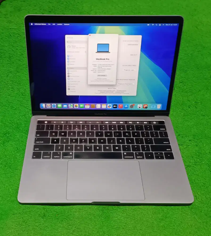 Apple MacBook Pro 2018 13inch i7 16/512 GB Grey Touchbar Murah