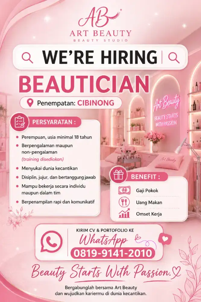 Lowongan Studio Kecantikan