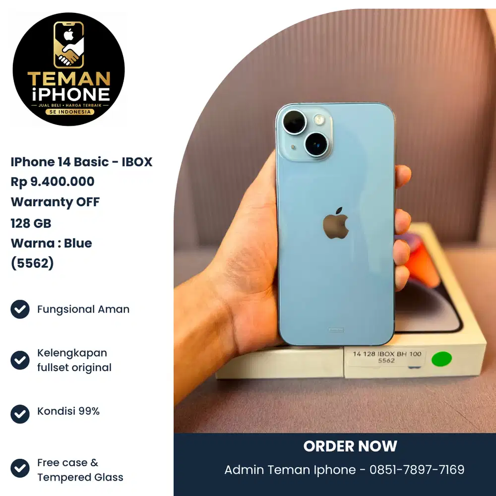 iPhone 14 Basic 128 Resmi iBox