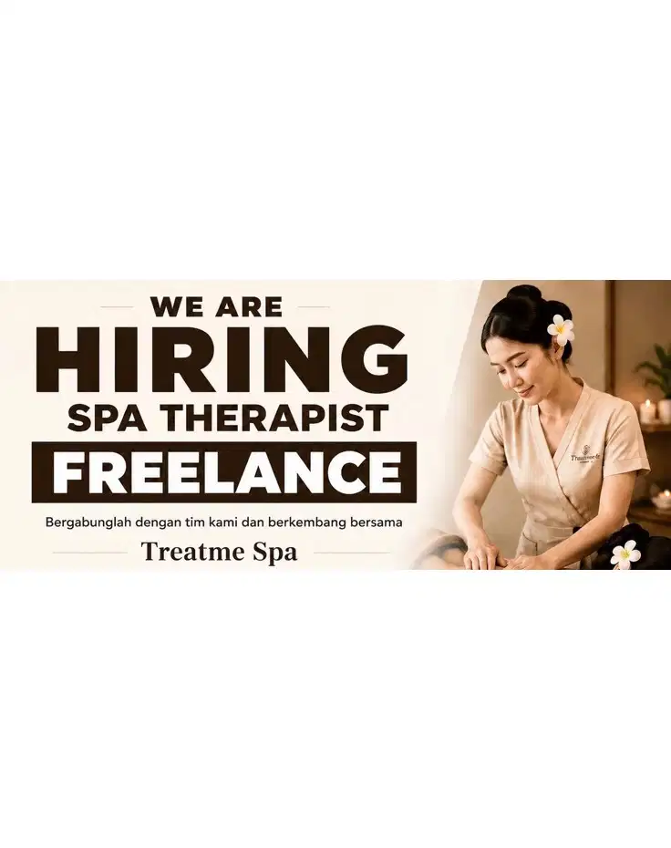 Dibutuhkan therapist freelance Diva spa massage &reflexology