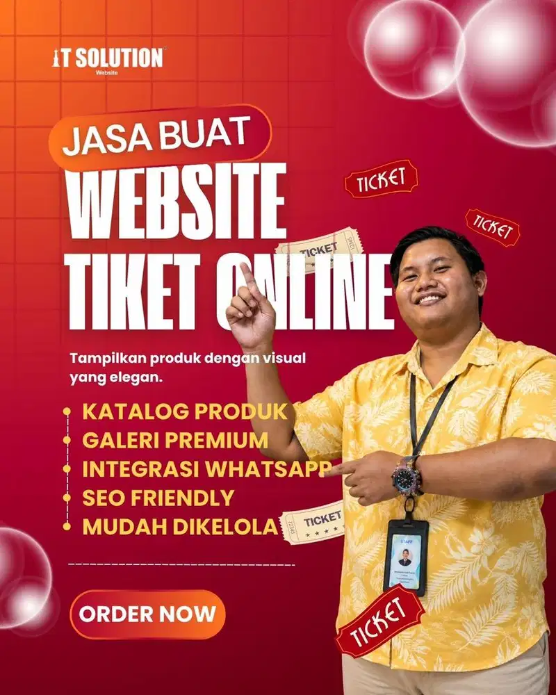 Jasa Pembuatan Website Tiket Online Profesional di Balikpapan