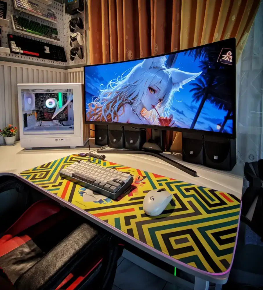 pc white edition murah | ryzen 5600g siap pakai pastinya