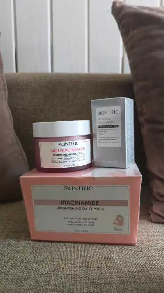 Skintific , daily mask, pore Clay stick, moist gel