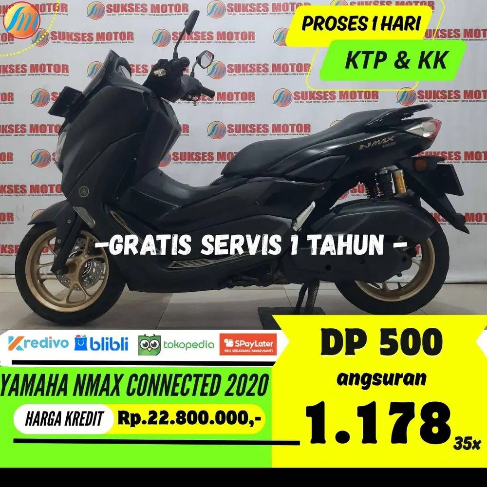 DP PROMO 500RIBU YAMAHA NMAX CONNECTED 2020 ANGSURAN RINGAN BERGARANSI