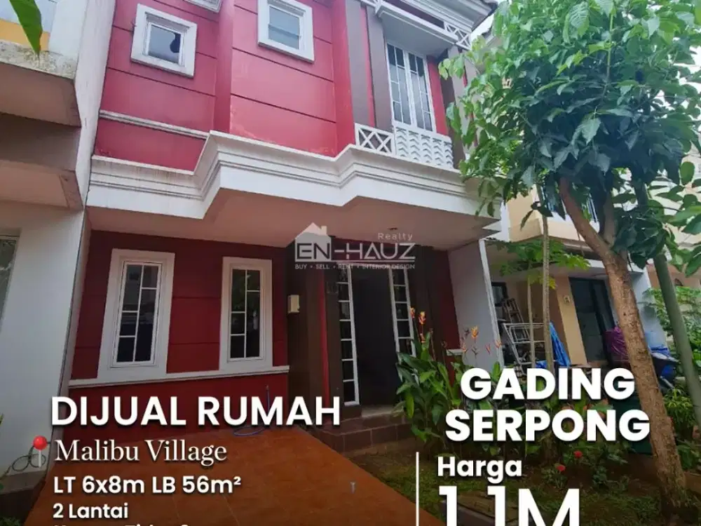 (ANT) DI JUAL RUMAH MALIBU VILLAGE< GADING SERPONG