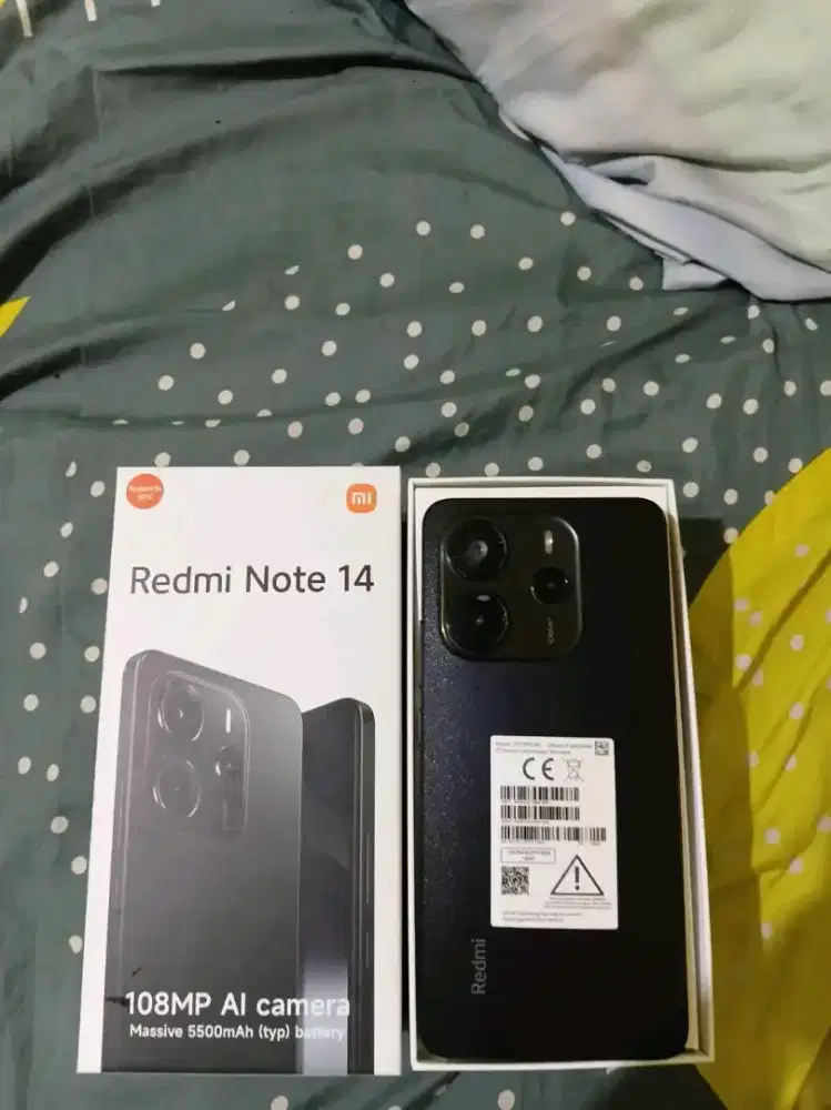 Xiomi note 14 ram 8/128 fullset mulluss