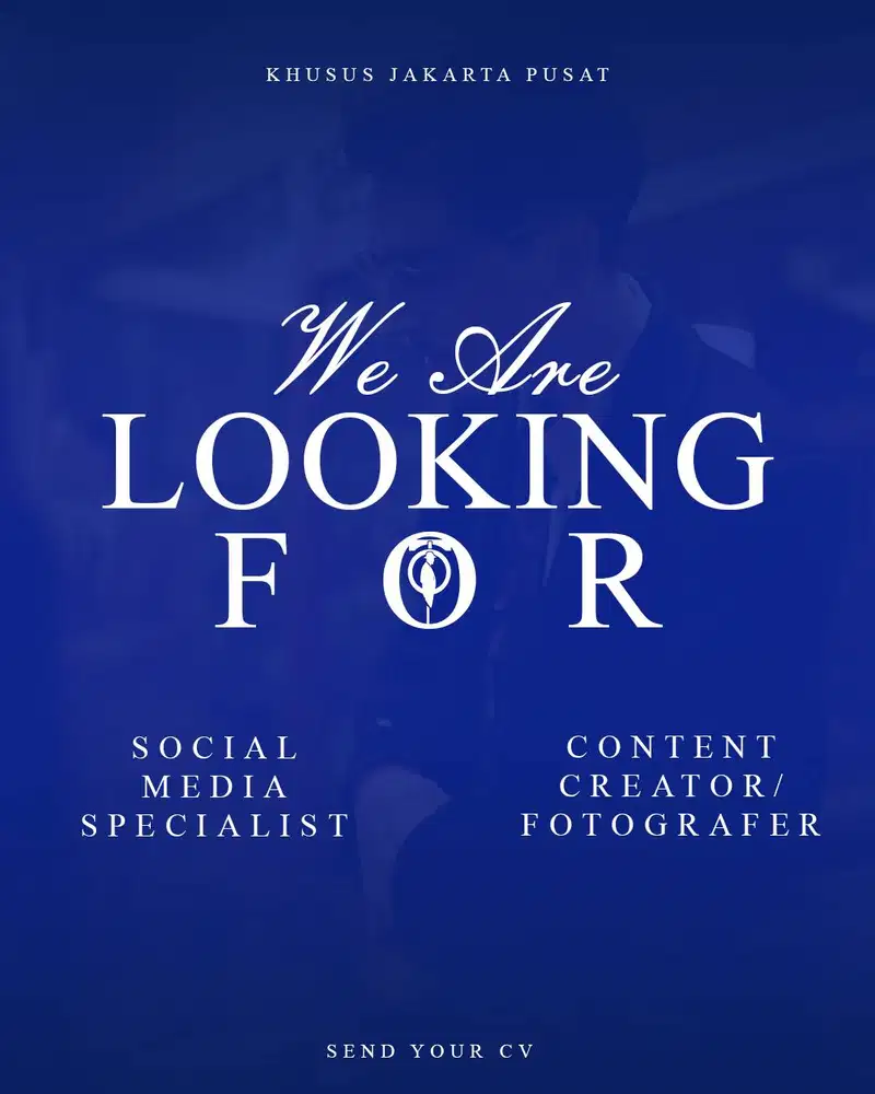 SOCMED SPESIALIS / FOTOGRAFER / CONTENT CREATOR