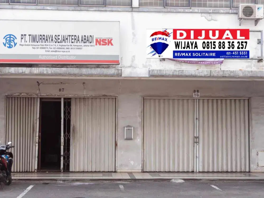 Dijual cepat ruko gandeng mgk Kemayoran