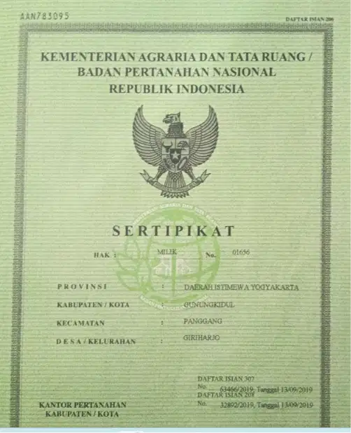jual tanah + kayu nya, lokasi di jalur lintas wisata