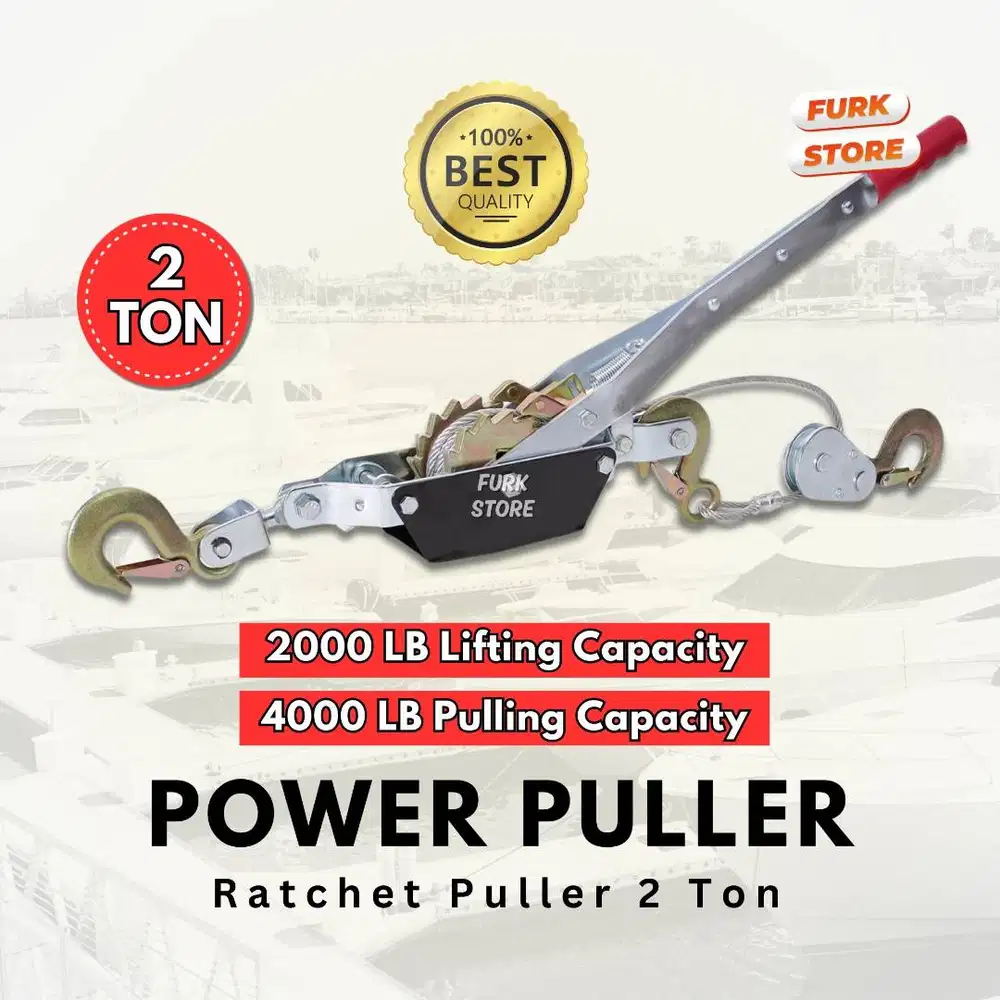 Hand Puller 2 Ton HWP2T [HEAVY DUTY] – Ratchet Puller | Katrol Kerekan