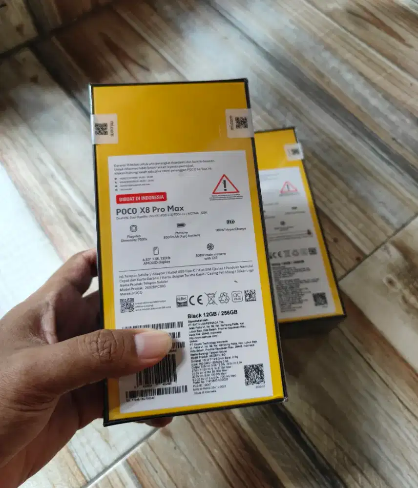 Poco x8 pro kuning baru dan segel