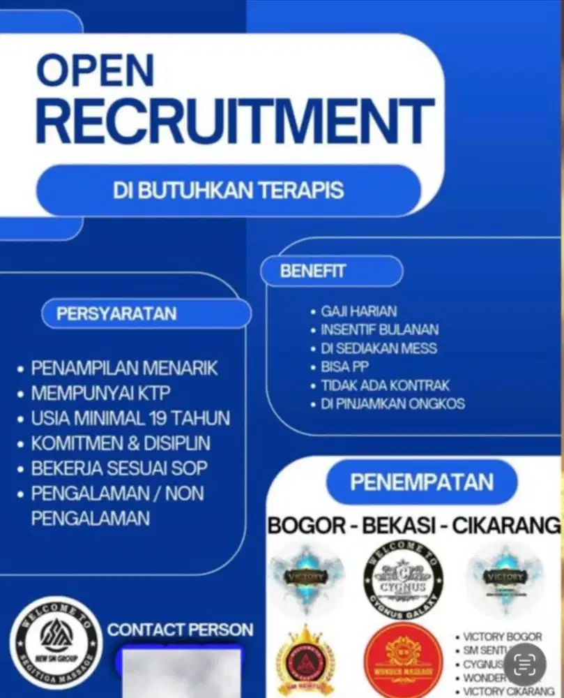 LOWONGAN THERAPIST SPA