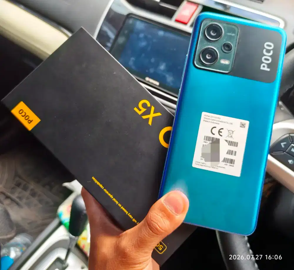 Xiaomi Poco X5 5G 8/256 Gb Kemulusan 95% Fullset Original bs TT/BT