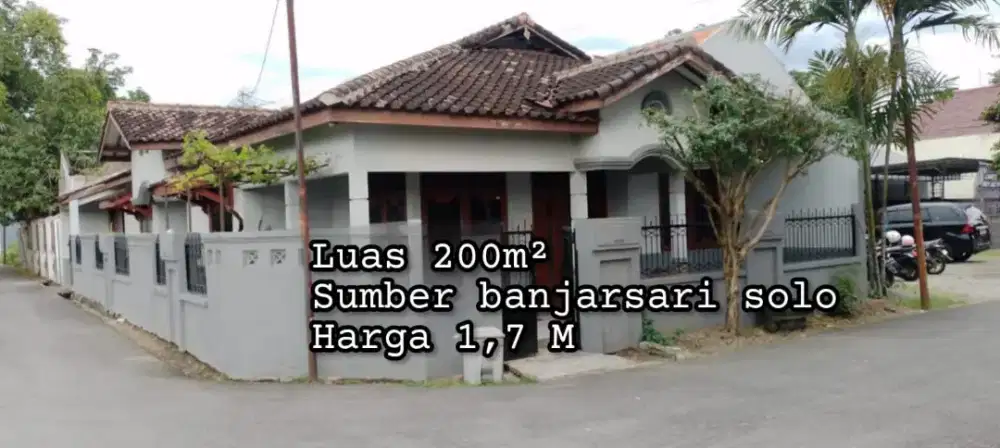 Tanah & Bangunan Strategis Di Sumber Banjarsari Solo Kota