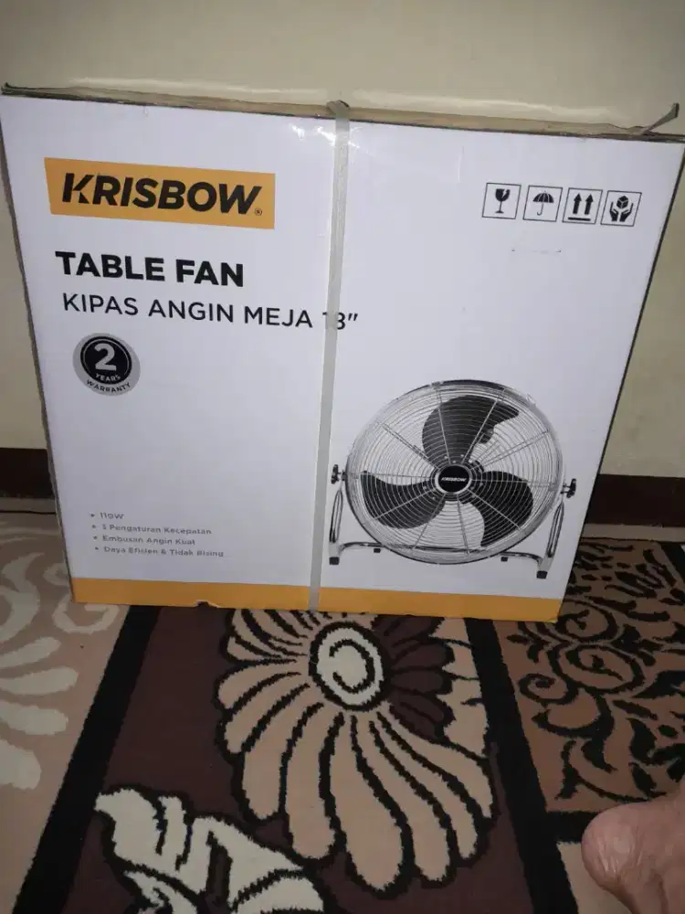 Kipas angin krisbow masih baru