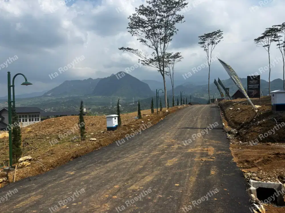 Kavling Villa Puncak 2 Bergaya Eropa – SHM, View Gunung, Murah
