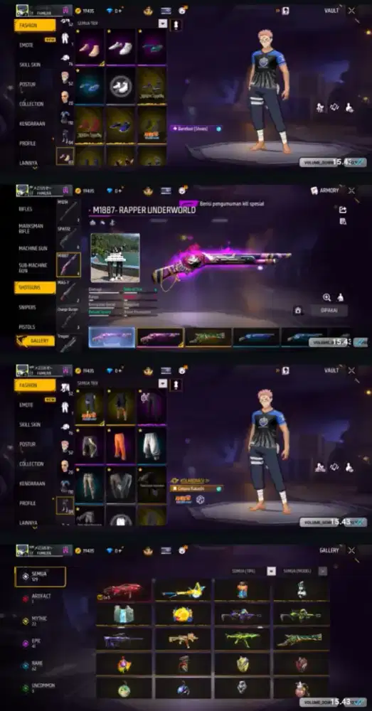 Jual akun game ff ml di jamin amanah