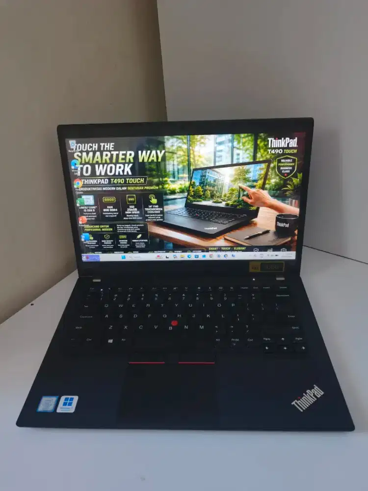 ThinkPad T490 Touchscreen Core i5 RAM 8GB SSD 256GB Win11 Pro + Office