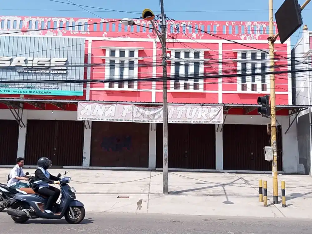 Sewa Ruko Strategis di Jl. Ki Hajar Dewantara Cikarang Lokasi Ramai, Cocok untuk Semua Jenis Usaha