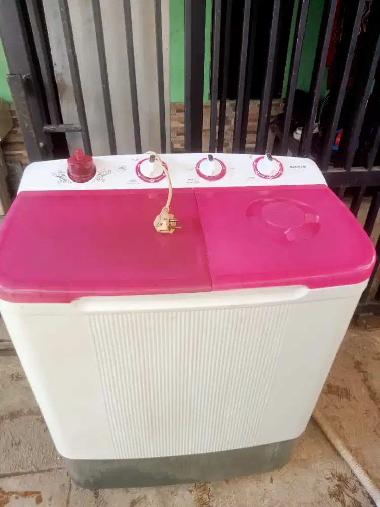 Jual mesin cuci 2 tabung normal semua