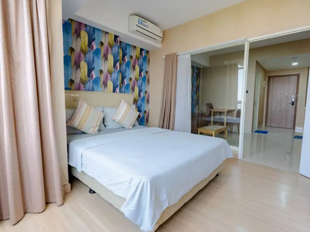 Apartemen Skandinavia Full Furnished 1BR Akses Langsung TangCity Mall Tangerang