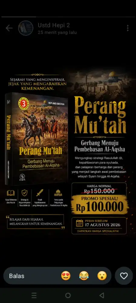 Perang mutah gerbang menuju pembebasan al aqsha