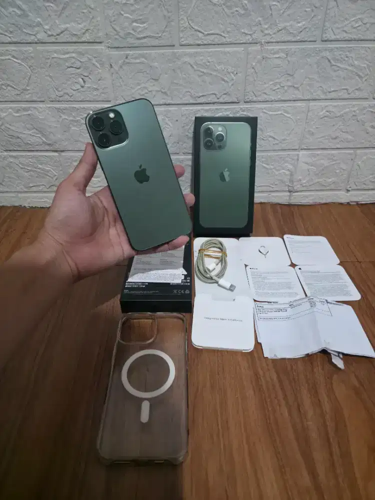 Iphone 13 pro max 256gb Ibox full ori mulus green